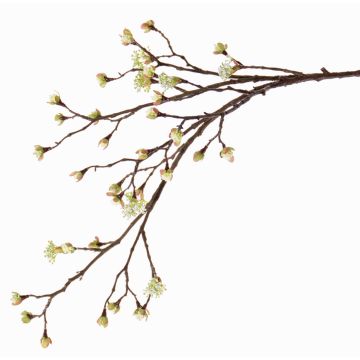 Silk Maple branch STEFFEN, with flowers, green-yellow, 4ft/110cm Silk Maple branch STEFFEN, with flowers, green-yellow, 4ft/110cm