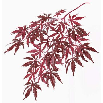 Fake Japanese maple spray DIRK, flame-resistant, red, 28"/70cm Fake Japanese maple spray DIRK, flame-resistant, red, 28"/70cm