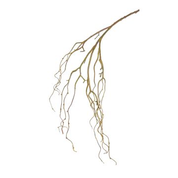 Artificial Weeping willow spray TALLY, green-brown, 3ft/105cm