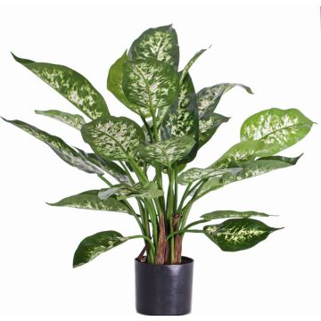 Fake Dieffenbachia DILLA, green-white, 20"/50cm