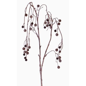 Fake snowberry spray PASKO, berries, black-purple, 4ft/120cm Fake snowberry spray PASKO, berries, black-purple, 4ft/120cm