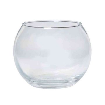 Tealightholder TOBI OCEAN, clear, 3.3"/8,5cm, Ø4.3"/11cm