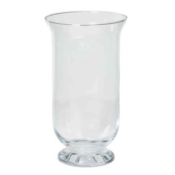 Candle holder made of glass LEA OCEAN, clear, 16"/40cm, Ø9"/22cm