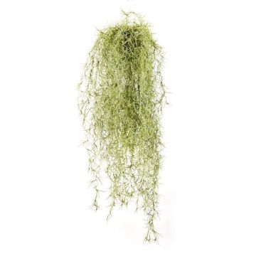 Artificial Tillandsia Usneoides IRMENA, spike, flame retardant, green-yellow, 31"/80cm