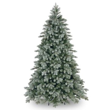 Fake Christmas tree PARIS SPEED, frosted, blue, 8ft/230cm, Ø5ft/160cm