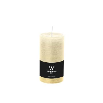Block candle for lantern AURORA, cream, 5.1"/13cm, Ø2.7"/6.8cm, 54h - Made in Germany Block candle for lantern AURORA, cream, 5.1"/13cm, Ø2.7"/6.8cm, 54h - Made in Germany