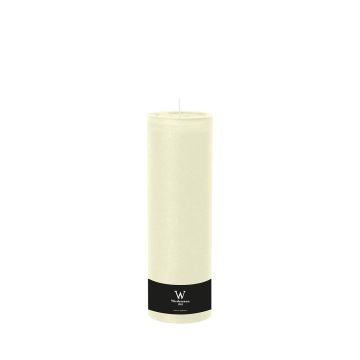 Block candle for lantern AURORA, ivory, 12"/30cm, Ø4"/10cm, 200h - Made in Germany Block candle for lantern AURORA, ivory, 12"/30cm, Ø4"/10cm, 200h - Made in Germany