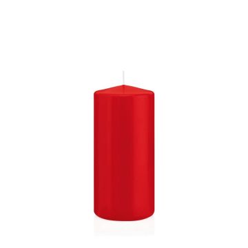 Lantern candle MAEVA, pillar, red, 5.9"/15cm, Ø2.8"/7cm, 63h - Made in Germany Lantern candle MAEVA, pillar, red, 5.9"/15cm, Ø2.8"/7cm, 63h - Made in Germany