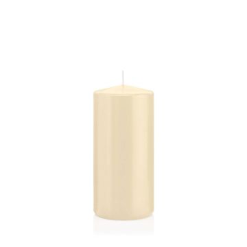 Lantern candle MAEVA, pillar, cream, 5.9"/15cm, Ø2.8"/7cm, 63h - Made in Germany Lantern candle MAEVA, pillar, cream, 5.9"/15cm, Ø2.8"/7cm, 63h - Made in Germany