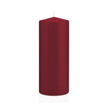 Lantern candle MAEVA, pillar, bordeaux, 8"/20cm, Ø3.1"/8cm, 119h - Made in Germany Lantern candle MAEVA, pillar, bordeaux, 8"/20cm, Ø3.1"/8cm, 119h - Made in Germany