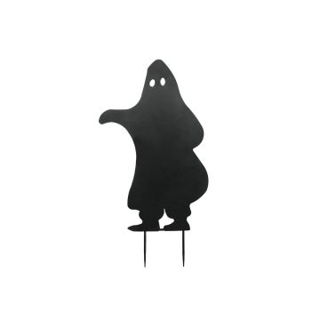 Halloween decoration silhouette ghost SPOOKY GHOST, metal, black, 75cm