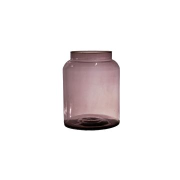 Decorative vase MARTITA made of glass, recycled, violet-clear, 25cm, Ø19cm