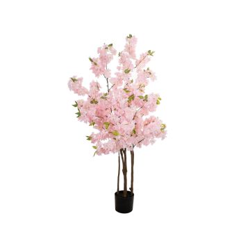 Artificial tree cherry blossom tree VICTORIAH, artificial trunks, blossoms, pink, 5ft/160cm Artificial tree cherry blossom tree VICTORIAH, artificial trunks, blossoms, pink, 5ft/160cm