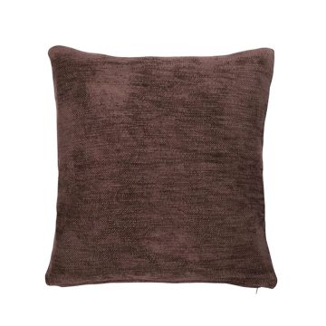 Canvas cushion KALUA, chocolate brown, 18"x18"/45x45cm Canvas cushion KALUA, chocolate brown, 18"x18"/45x45cm