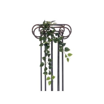 Fake philodendron bush CARLITO on stick, 28"/70cm