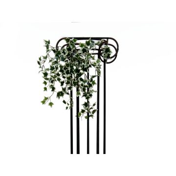 Artificial ivy plant JOHANNES on stick, green-white, 24"/60cm
