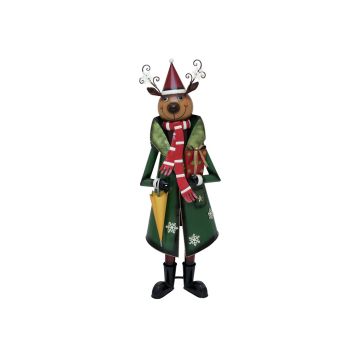 Decorative Reindeer Figurine JASKO with Coat, 155cm
