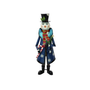 Decorative Snowman Figurine RUDIE with Coat, 150cm