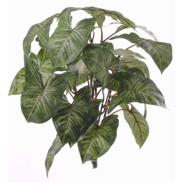 Fake syngonium RUBEN on spike, green-white, 16"/40cm Fake syngonium RUBEN on spike, green-white, 16"/40cm