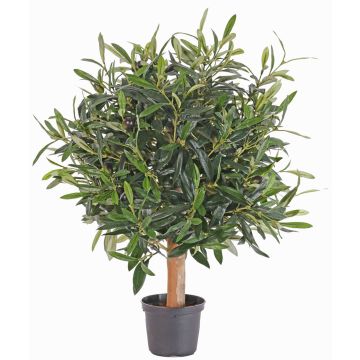 Artificial olive tree WYNONA, natural trunk, fruits, 20"/50cm Artificial olive tree WYNONA, natural trunk, fruits, 20"/50cm