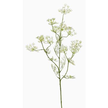 Fake dill branch WINCENT, white-green, 31"/80cm
