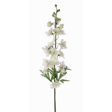 Silk delphinium ANDRIANA, white-green, 3ft/90cm, Ø4.3"/11cm