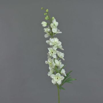 Silk delphinium ANDRIANA, white-green, 3ft/90cm, Ø4.3"/11cm