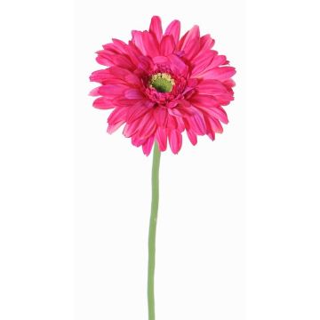 Silk gerbera HELLI, fuchsia, 26"/65cm, Ø4.7"/12cm Silk gerbera HELLI, fuchsia, 26"/65cm, Ø4.7"/12cm