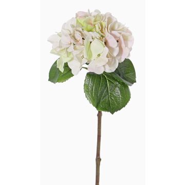 Plastic hydrangea CHIDORI, cream-pink, 24"/60cm, Ø8"/20cm
