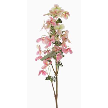 Artificial hydrangea paniculata CHADORA, pink-green, 30"/75cm, Ø6"/15cm
