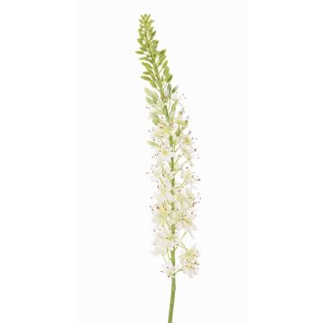 Plastic foxtail lilies SELINA, white, 3ft/105cm, Ø3.5"/9cm