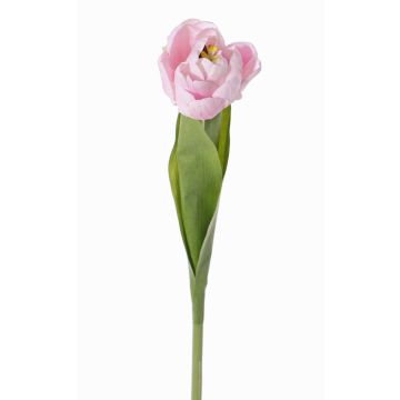 Artificial tulip ROMANA, light pink, 18"/45cm, Ø2.4"/6cm