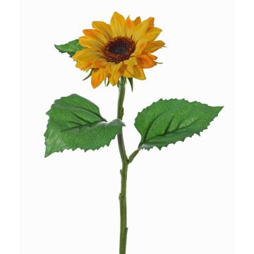 Fake sunflower CELLY, yellow, 14"/35cm, Ø3.1"/8cm Fake sunflower CELLY, yellow, 14"/35cm, Ø3.1"/8cm