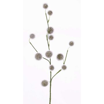 Artificial allium EMRAH, green-grey, 31"/80cm, Ø1.2"-1.8"/3-4.5cm