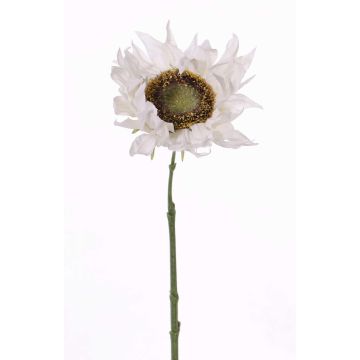 Silk sunflower JANIKA, white, 24"/60cm, Ø5.1"/13cm Silk sunflower JANIKA, white, 24"/60cm, Ø5.1"/13cm