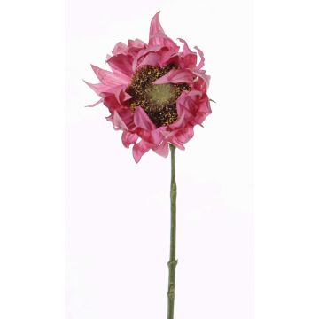 Silk sunflower JANIKA, pink, 24"/60cm, Ø5.1"/13cm Silk sunflower JANIKA, pink, 24"/60cm, Ø5.1"/13cm