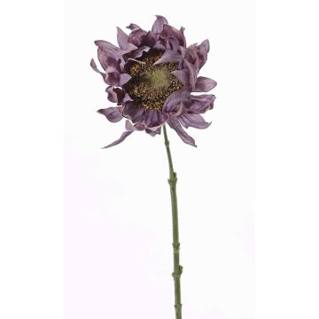 Silk sunflower JANIKA, dark purple, 24"/60cm, Ø5.1"/13cm Silk sunflower JANIKA, dark purple, 24"/60cm, Ø5.1"/13cm