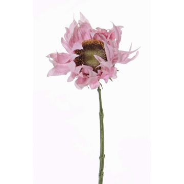 Silk sunflower JANIKA, pale pink, 24"/60cm, Ø5.1"/13cm Silk sunflower JANIKA, pale pink, 24"/60cm, Ø5.1"/13cm