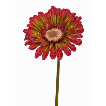 Artificial gerbera ANNEMARIE, red-green, 20"/50cm, Ø3.9"/10cm Artificial gerbera ANNEMARIE, red-green, 20"/50cm, Ø3.9"/10cm