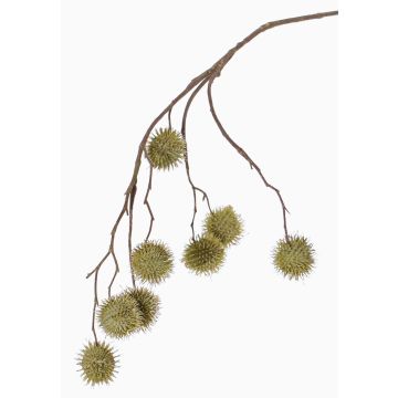 Fake maple branch MARIUS with fruits, yellow, 31"/80cm Fake maple branch MARIUS with fruits, yellow, 31"/80cm