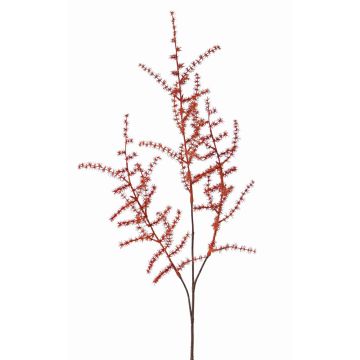 Fake asparagus acutifolius branch HANS, orange, 28"/70cm