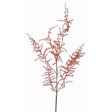 Fake asparagus acutifolius branch JOCHEN, orange, 4ft/130cm Fake asparagus acutifolius branch JOCHEN, orange, 4ft/130cm