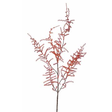 Fake asparagus acutifolius branch JOCHEN, orange, 4ft/130cm