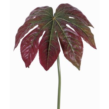 Fake aralia leaf IMANA, red-green, 31"/80cm Fake aralia leaf IMANA, red-green, 31"/80cm