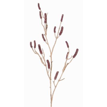 Fake callistemon branch SIRIUS with fruits, dark red, 4ft/120cm Fake callistemon branch SIRIUS with fruits, dark red, 4ft/120cm