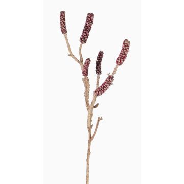Fake callistemon branch SIRIUS with fruits, dark red, 24"/60cm Fake callistemon branch SIRIUS with fruits, dark red, 24"/60cm