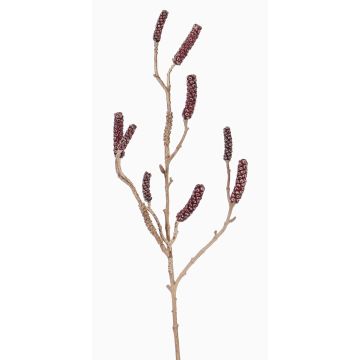 Fake callistemon branch SIRIUS with fruits, dark red, 35"/90cm Fake callistemon branch SIRIUS with fruits, dark red, 35"/90cm