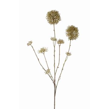 Silk skimmia KANUT, green, 3ft/90cm, Ø1.6"-3.1"/4-8cm
