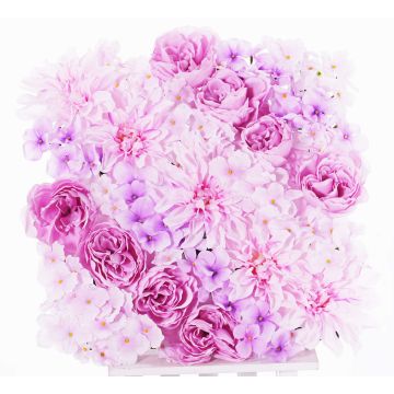 Fake peony dahlia hydrangea mat EVOLET, pink, 12"x12"/30x30cm Fake peony dahlia hydrangea mat EVOLET, pink, 12"x12"/30x30cm