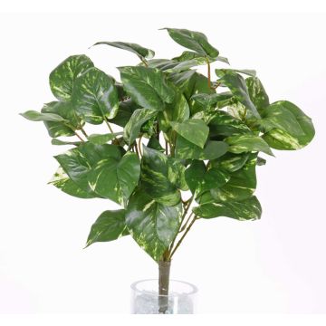 Fake pothos NAEL, on spike, hardly flammable, green-white, 20"/50cm